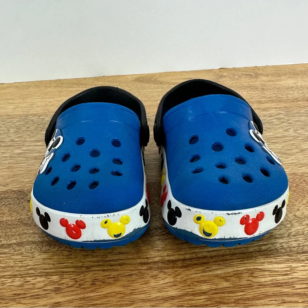Crocs Mickey Mouse Disney Blue C4 Toddler Baby Shoes‎